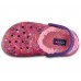 Crocs classic lined graphic clog K candy pink-peony